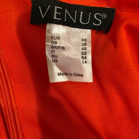 Venus red dress size 14 - Picture 2 of 3